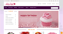 Desktop Screenshot of indiaonlineflorist.com